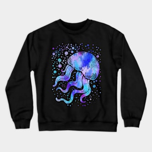 Colorful Jellyfish Crewneck Sweatshirt